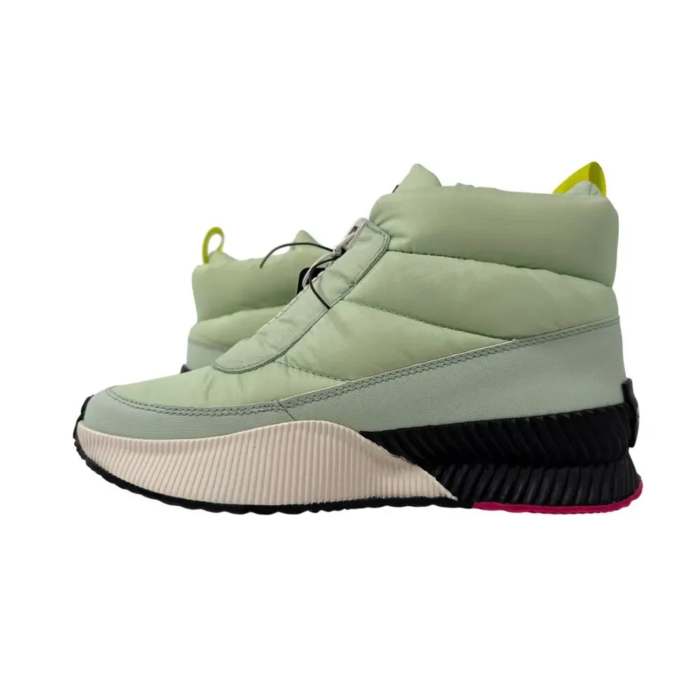 Sorel x‎ Prana Out N About III Winter Bootie Womens 8 Puffy Zip Waterproof Green